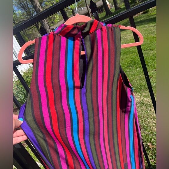 Trina Turk Logan Striped Shift Dress - Picture 7 of 9